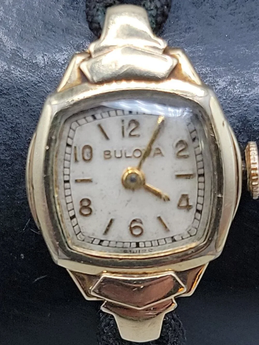 VTG Bulova Ladies 1940s Dolly Madison Watch 10kgp 5.5